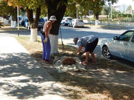 В Тбилисской на улице Первомайской навели порядок